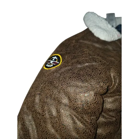 Little Me Aviator Pilot Flight Jacket 18mo Top Gun type coat - Picture 2 of 5